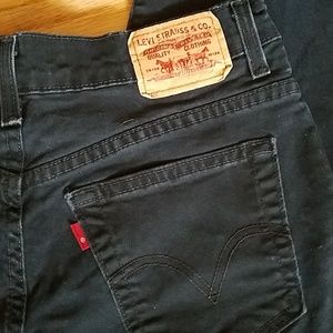 Levi's 512 Jeans Black Sz 10M